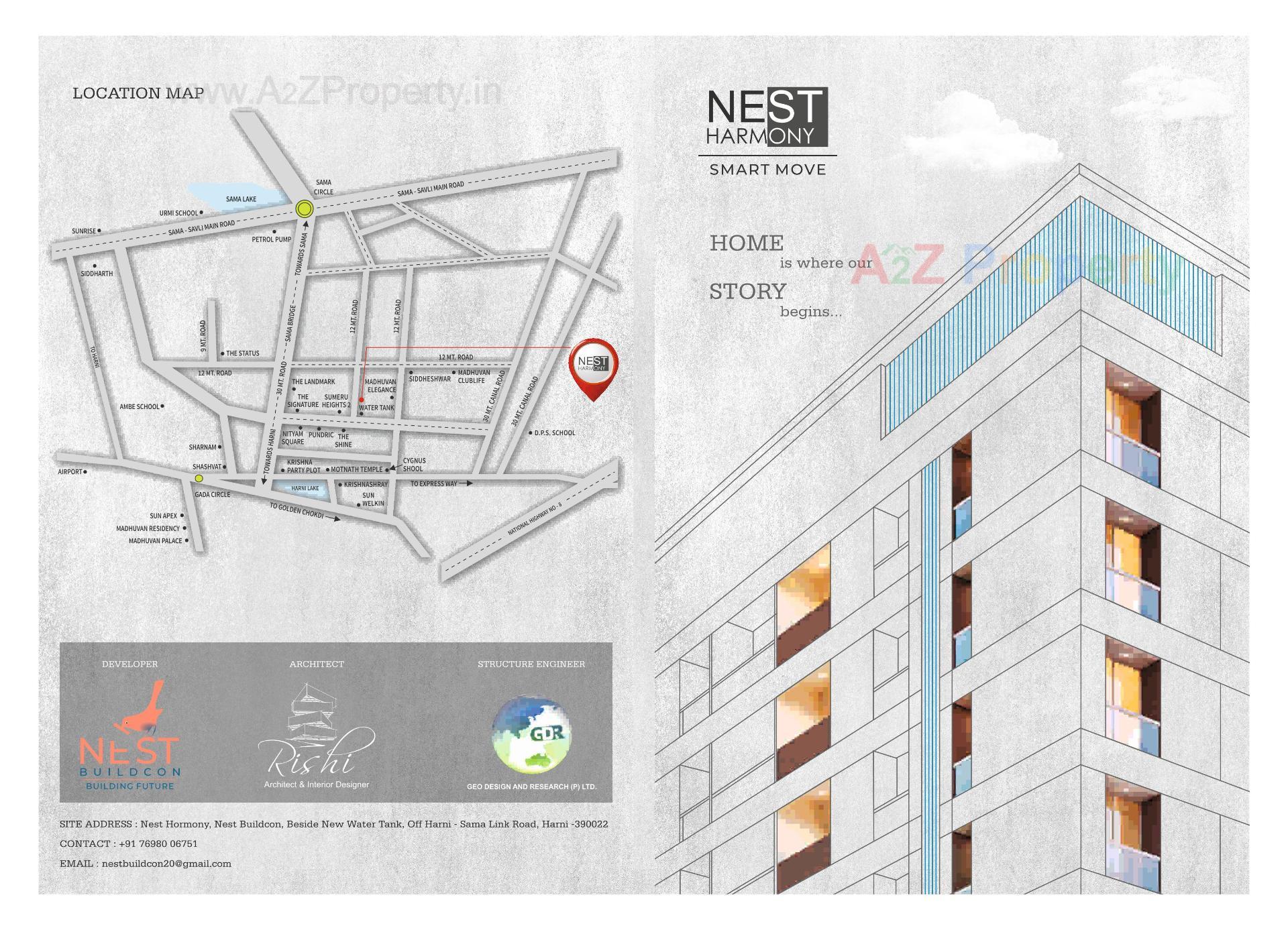  of real estate project Nest Harmony located at Harni, Vadodara, Gujarat