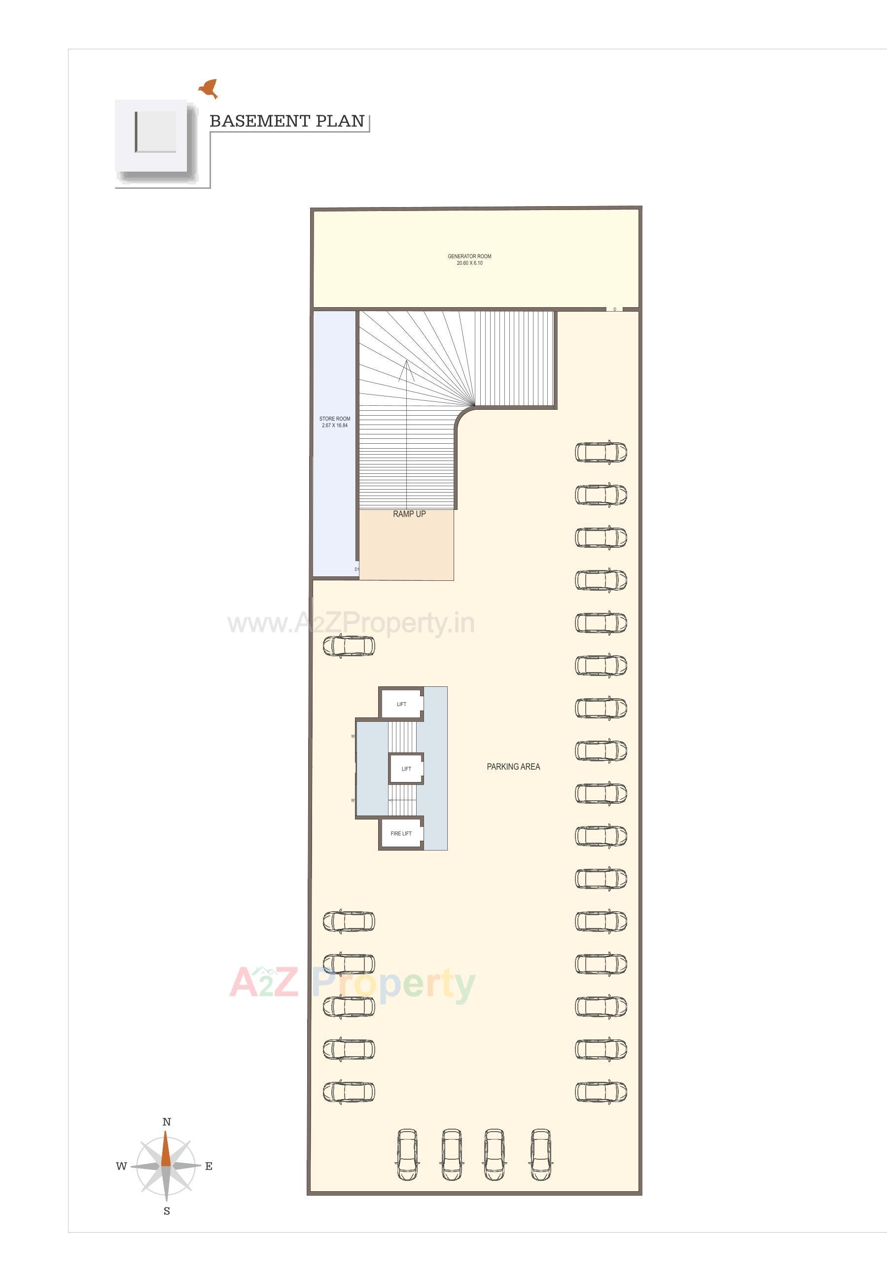 Layout of real estate project Nest Harmony located at Harni, Vadodara, Gujarat
