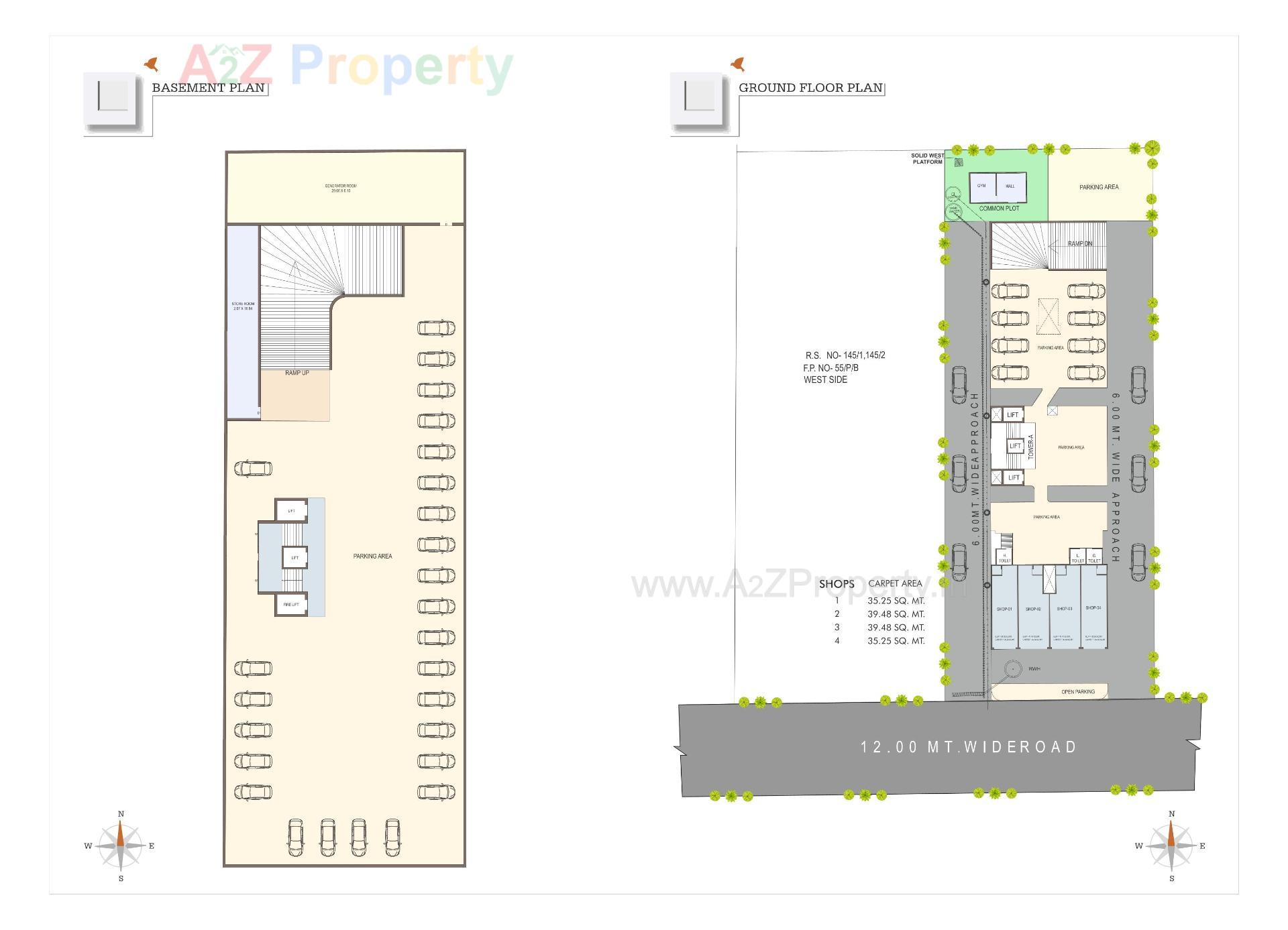 Layout of real estate project Nest Harmony located at Harni, Vadodara, Gujarat