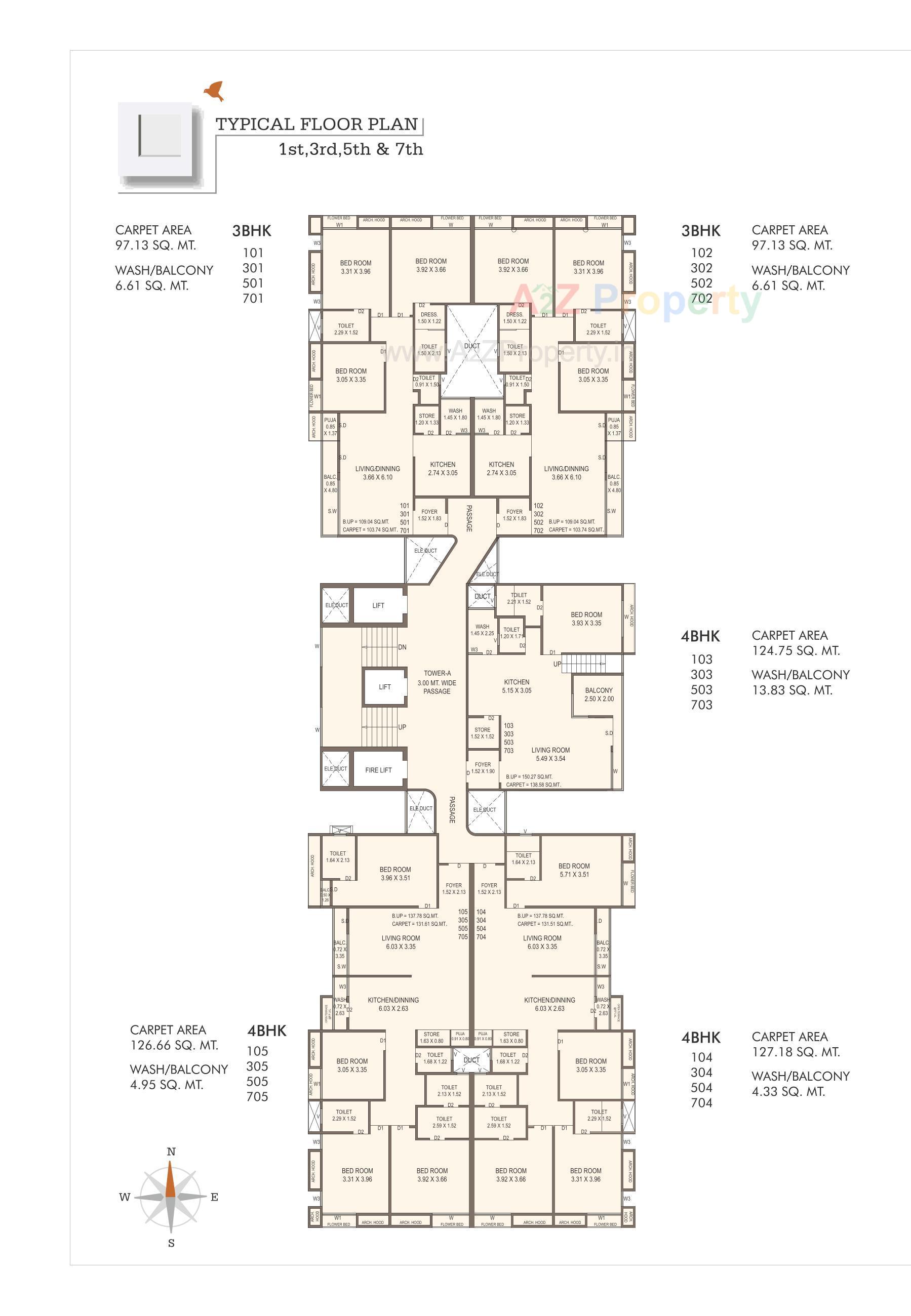 Layout of real estate project Nest Harmony located at Harni, Vadodara, Gujarat