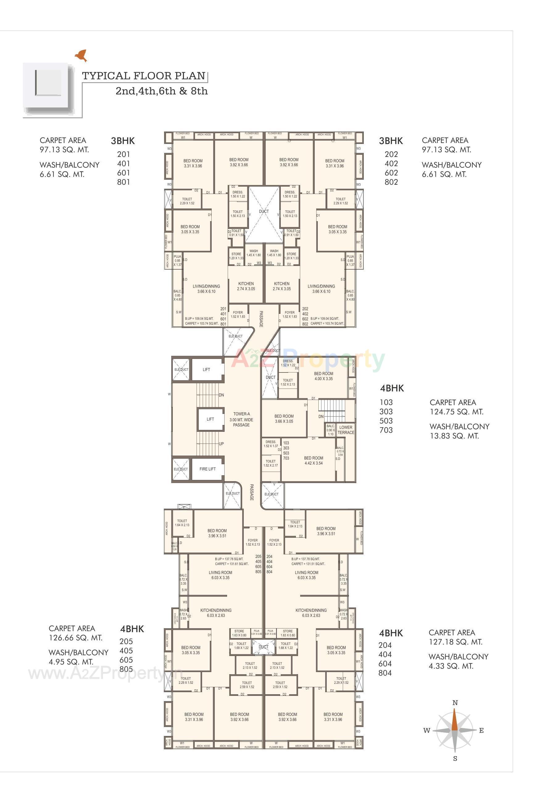 Layout of real estate project Nest Harmony located at Harni, Vadodara, Gujarat