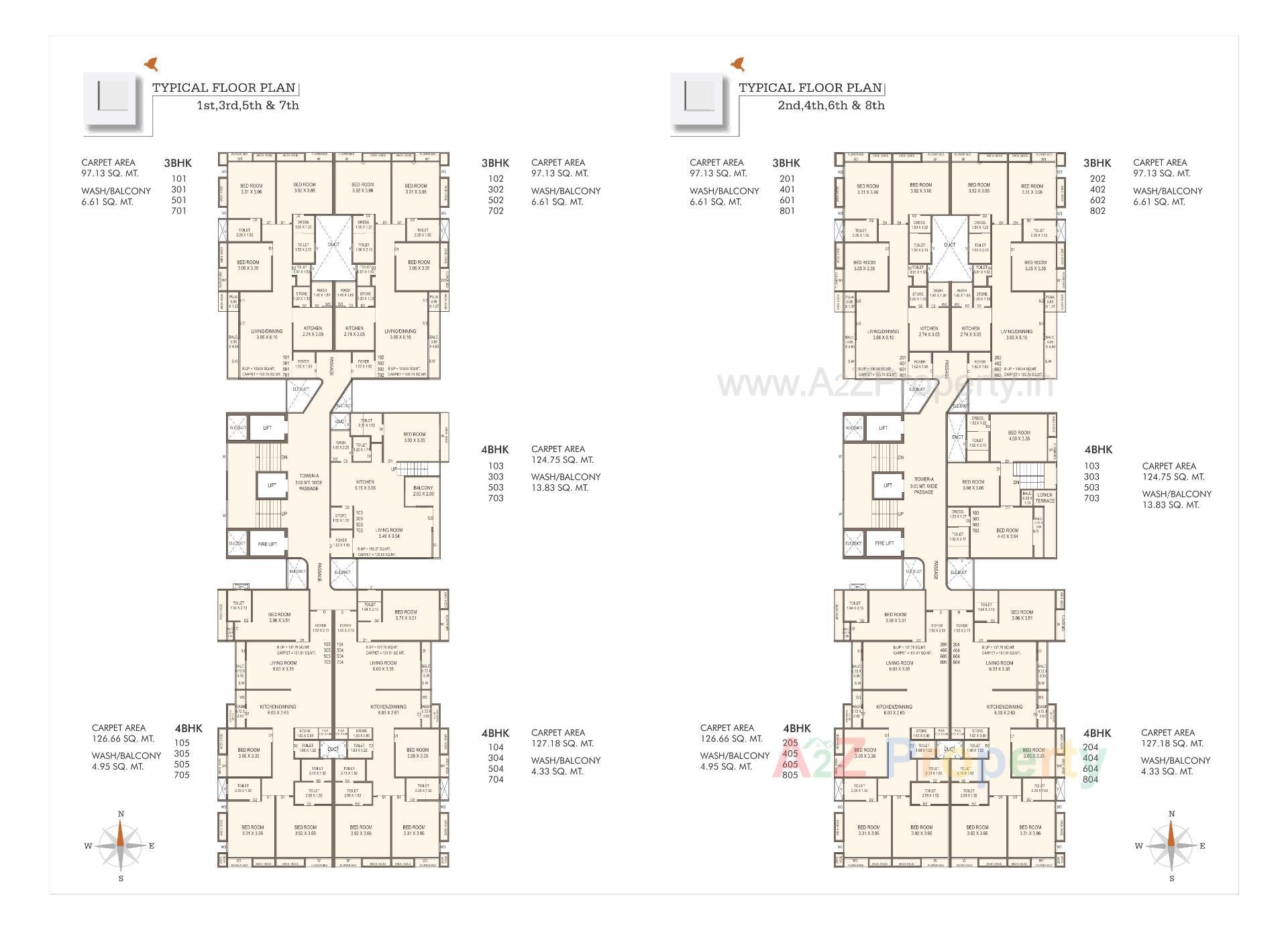 Layout of real estate project Nest Harmony located at Harni, Vadodara, Gujarat