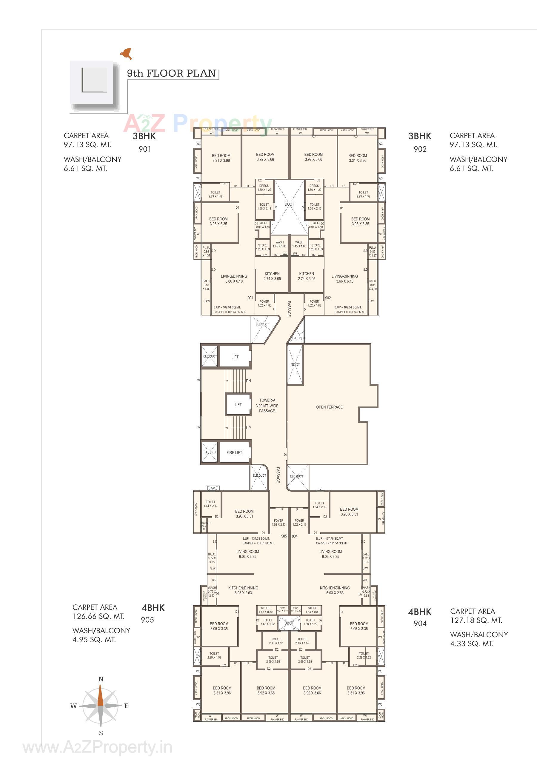 Layout of real estate project Nest Harmony located at Harni, Vadodara, Gujarat