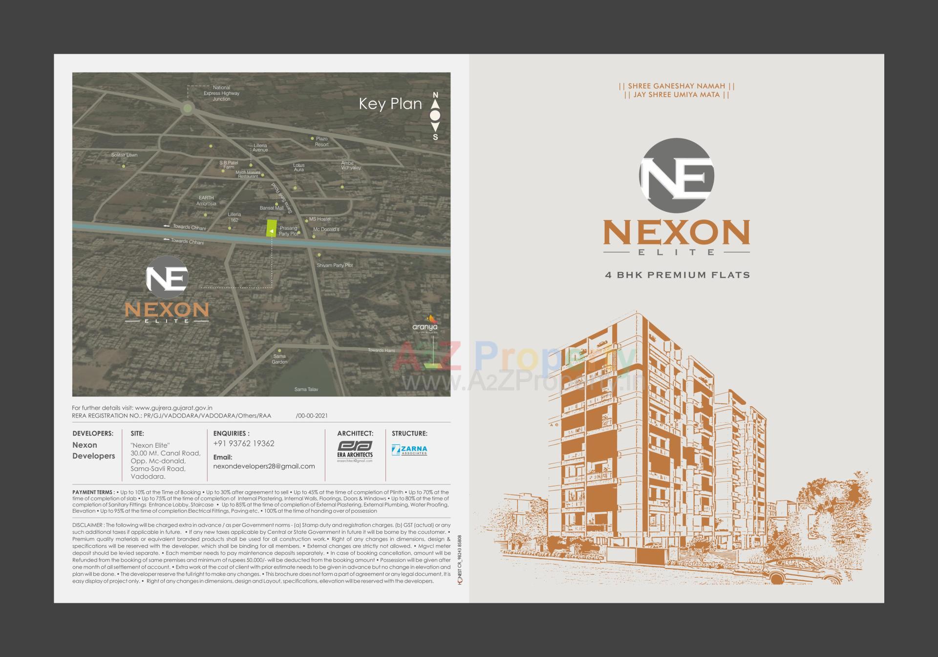  of real estate project Nexon Elite located at Sama, Vadodara, Gujarat
