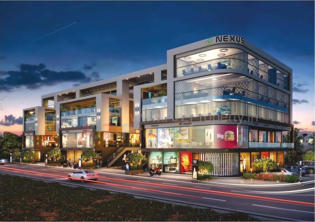3D Elevation of real estate project Nexus located at Bhayli, Vadodara, Gujarat