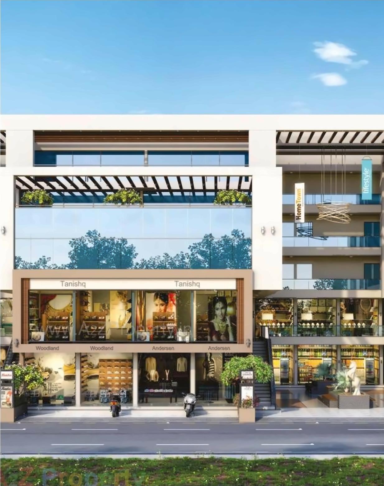 3D Elevation of real estate project Nexus located at Bhayli, Vadodara, Gujarat