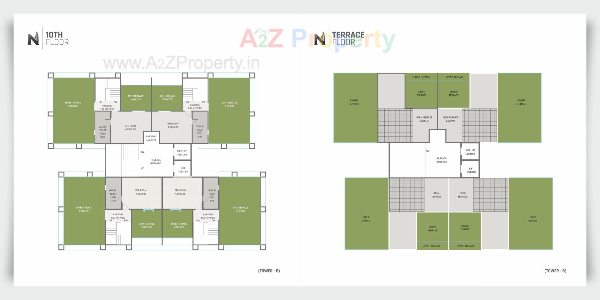Layout of real estate project Nidhaan Harmony located at Ankodia, Vadodara, Gujarat