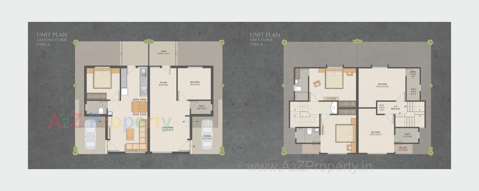 Layout of real estate project Nidhi Bungalows located at Kapurai, Vadodara, Gujarat