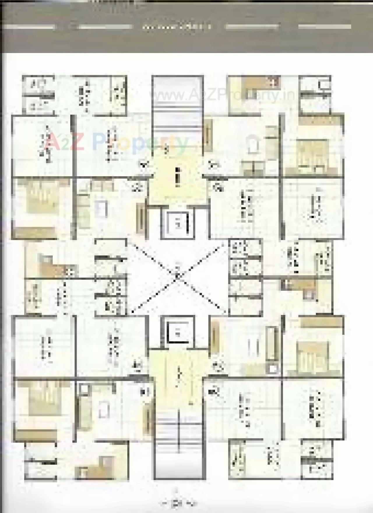 Layout of real estate project Nigah E Karam located at Gorva, Vadodara, Gujarat