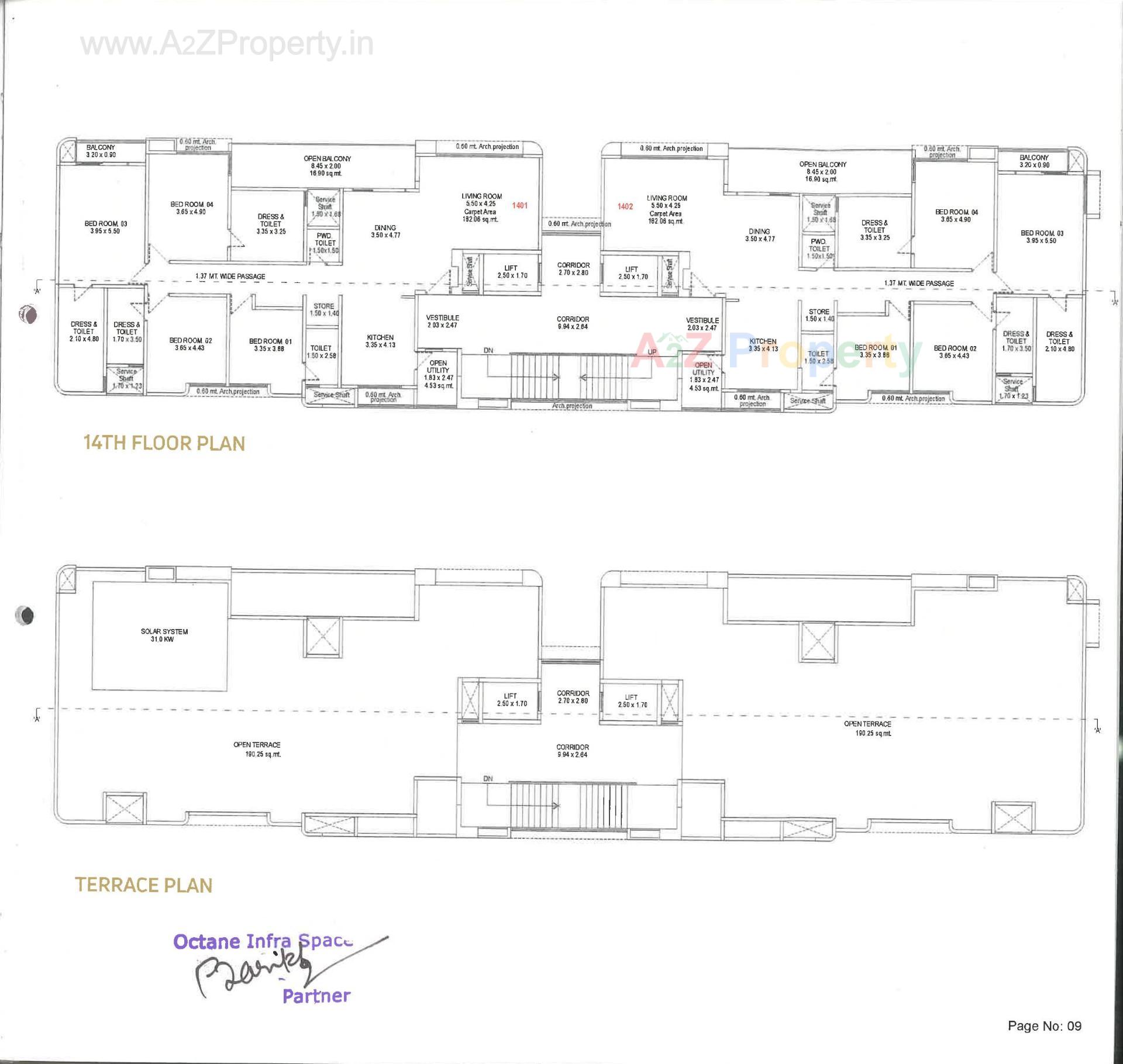 Layout of real estate project Nilamber Bellissimo located at Bhayli, Vadodara, Gujarat
