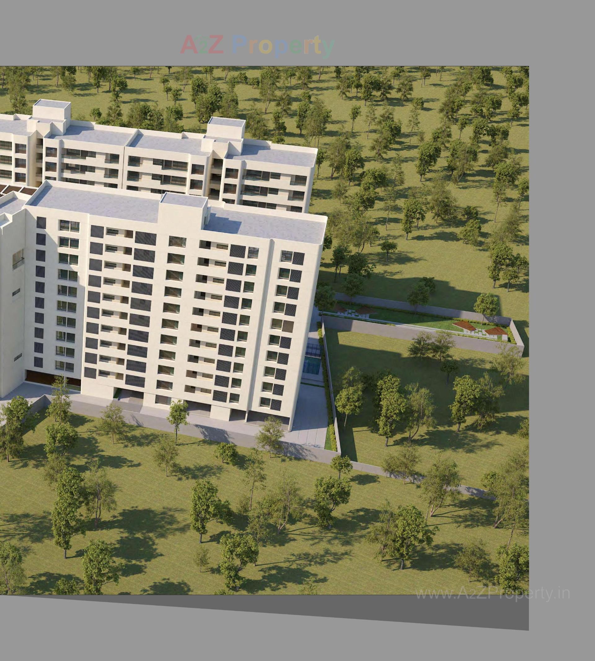 3D Elevation of real estate project Nilamber Bellissimo located at Bhayli, Vadodara, Gujarat