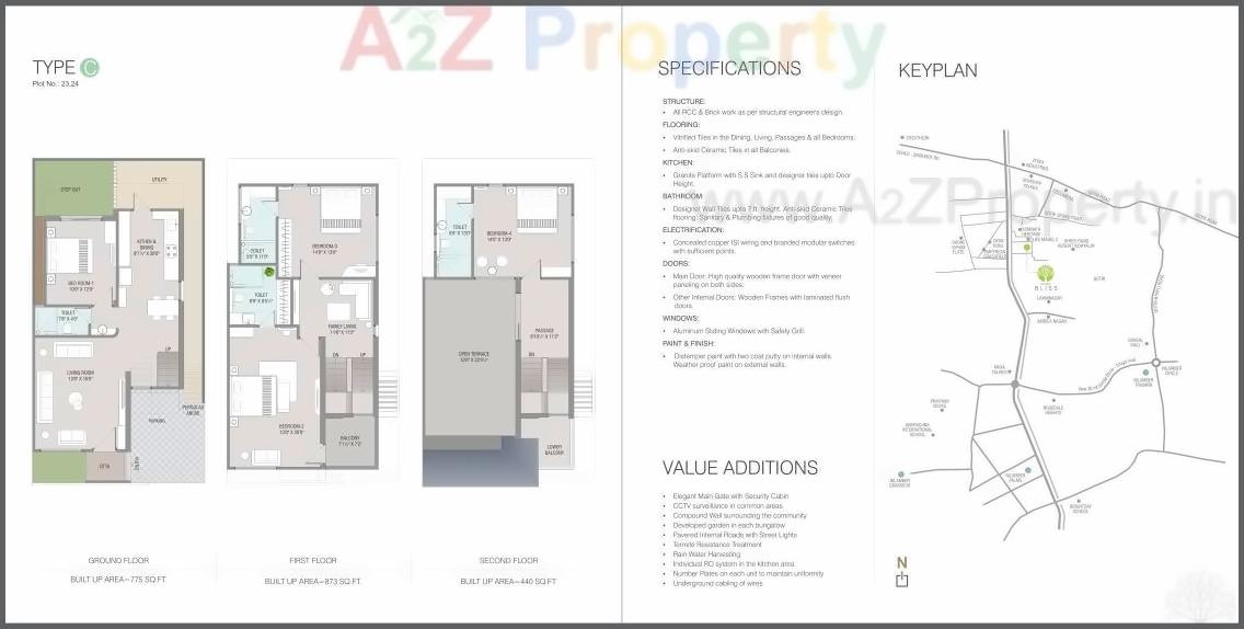  of real estate project Nilamber Bliss located at Sevasi, Vadodara, Gujarat