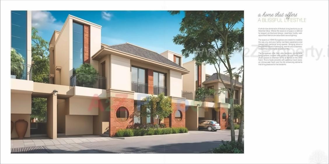 3D Elevation of real estate project Nilamber Bliss located at Sevasi, Vadodara, Gujarat