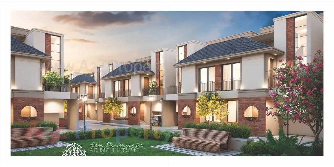 3D Elevation of real estate project Nilamber Bliss located at Sevasi, Vadodara, Gujarat