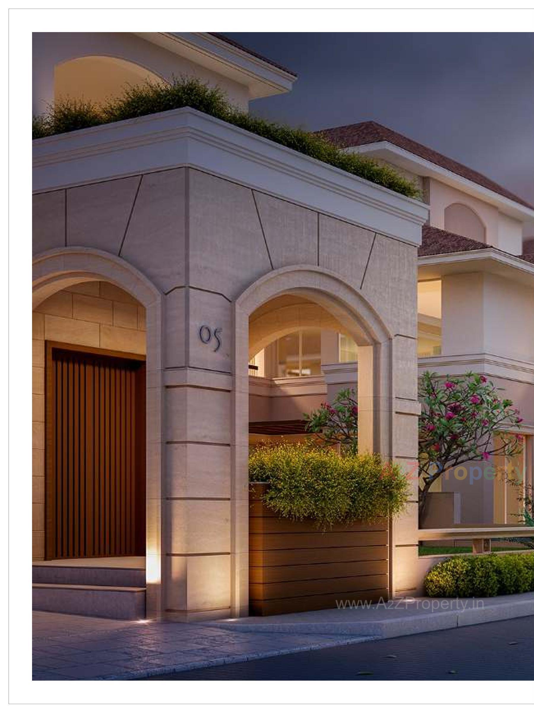 3D Elevation of real estate project Nilamber Grandiour Ii located at Bhayli, Vadodara, Gujarat