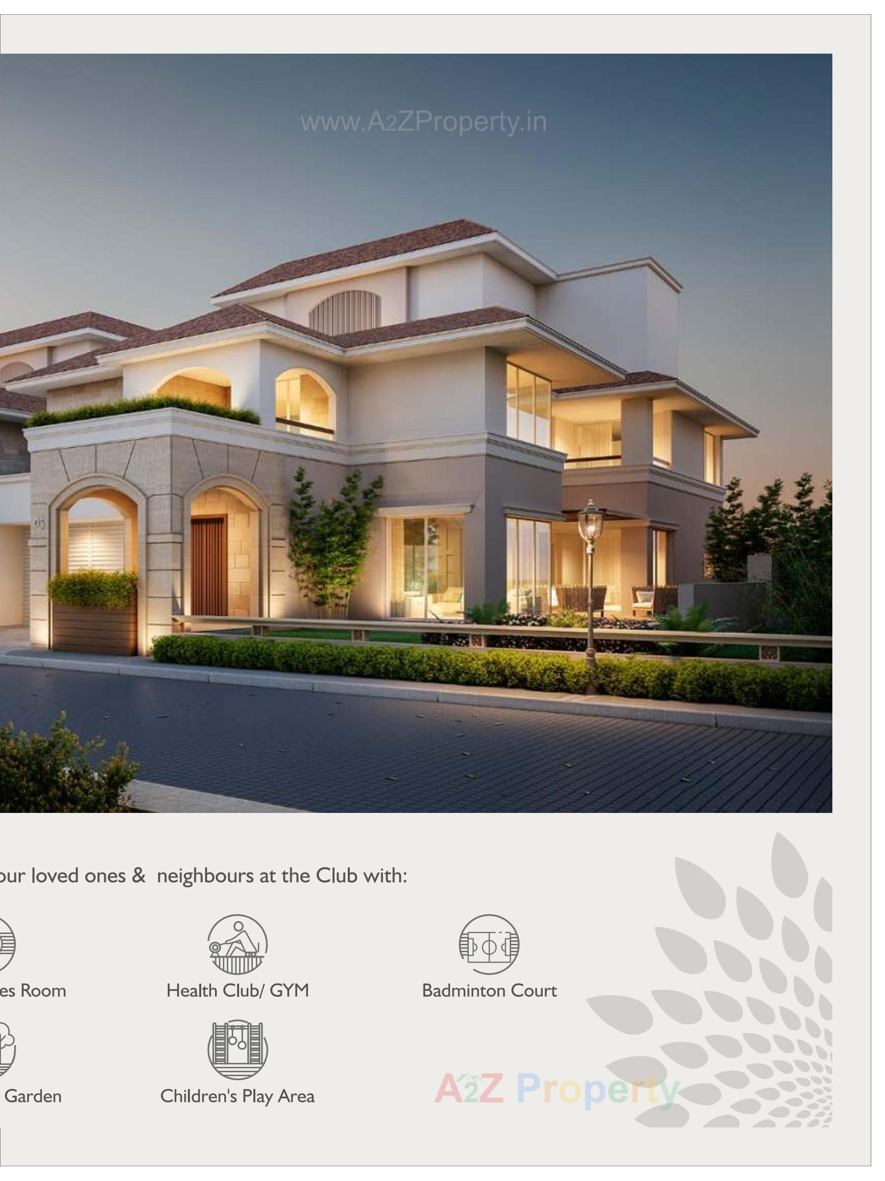 3D Elevation of real estate project Nilamber Grandiour Ii located at Bhayli, Vadodara, Gujarat