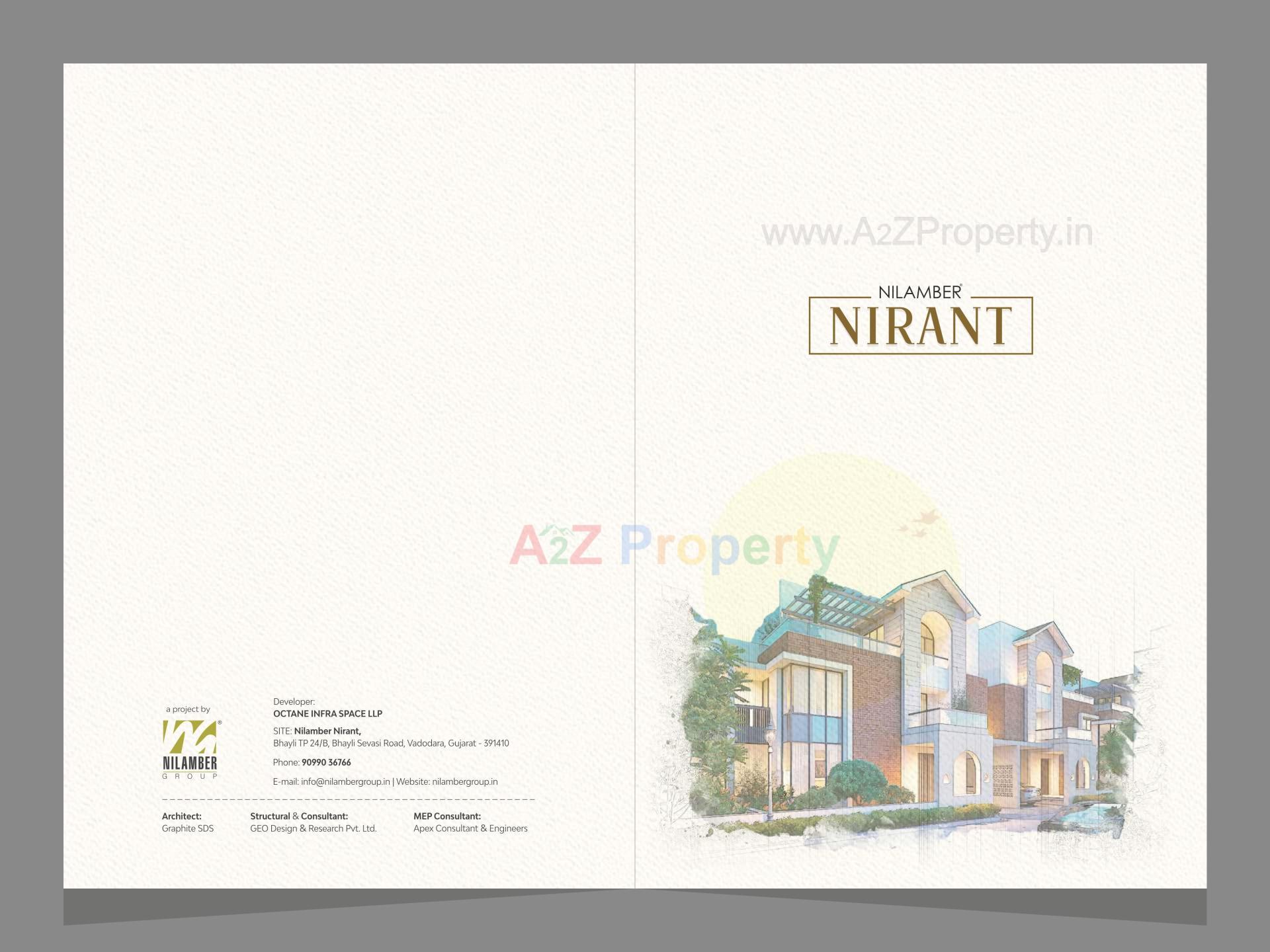  of real estate project Nilamber Nirant located at Bhayli, Vadodara, Gujarat