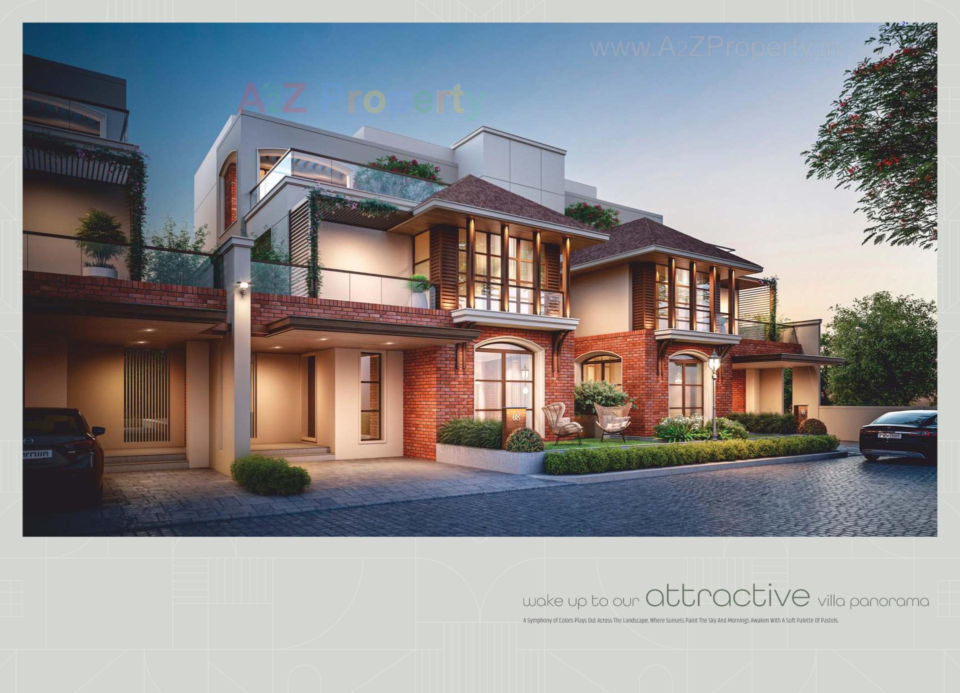 3D Elevation of real estate project Nilamber Nirvaan located at Sevasi, Vadodara, Gujarat