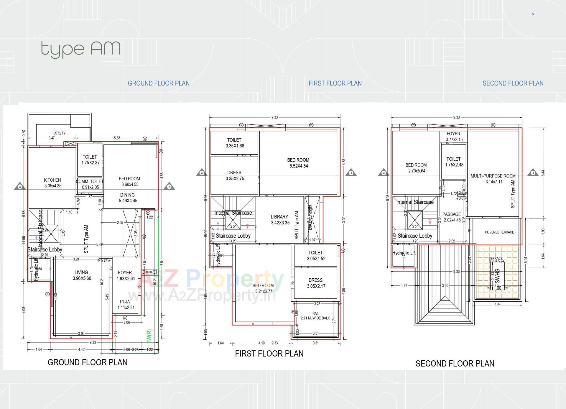 Layout of real estate project Nilamber Nirvaan located at Sevasi, Vadodara, Gujarat