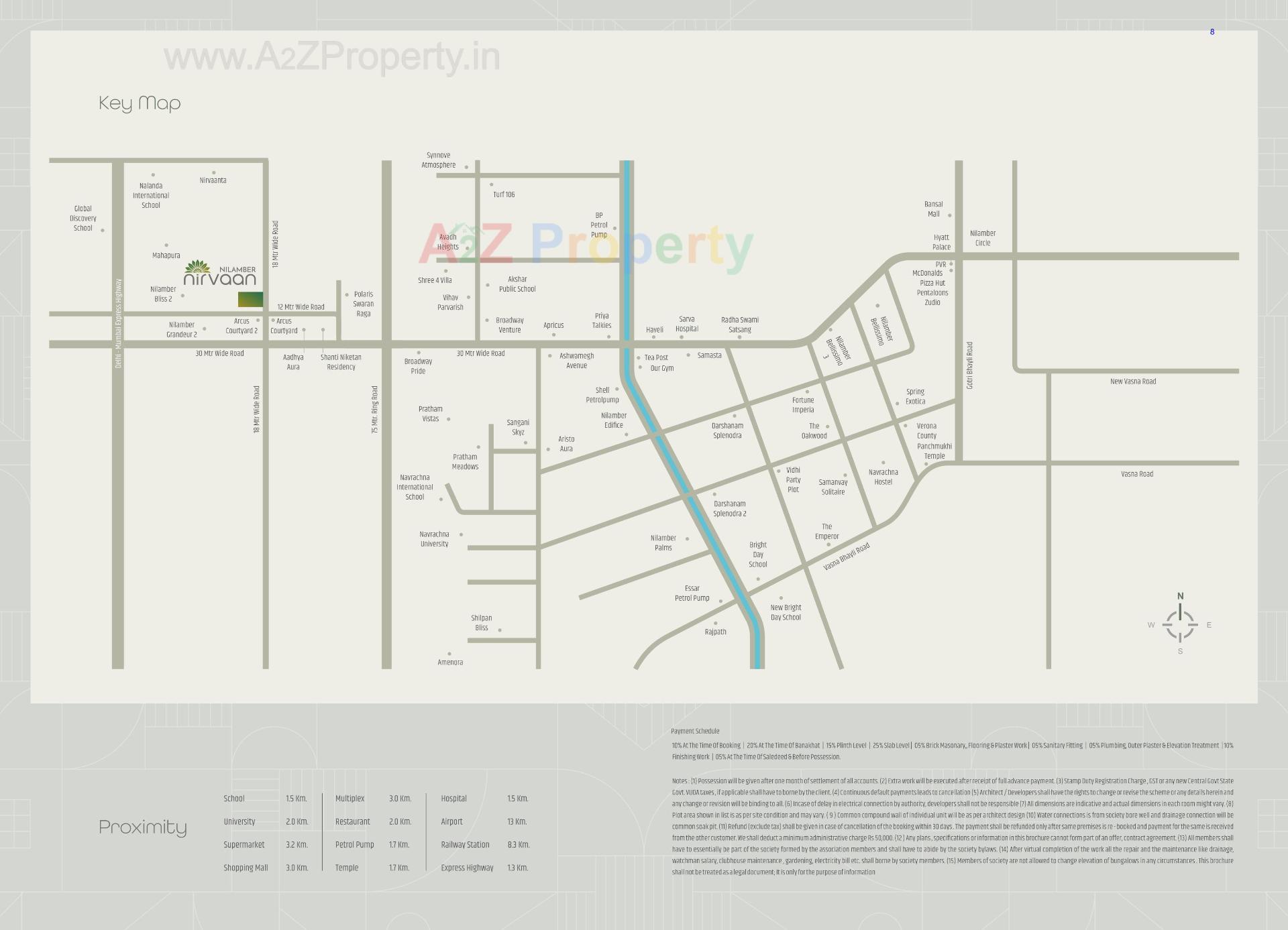  of real estate project Nilamber Nirvaan located at Sevasi, Vadodara, Gujarat