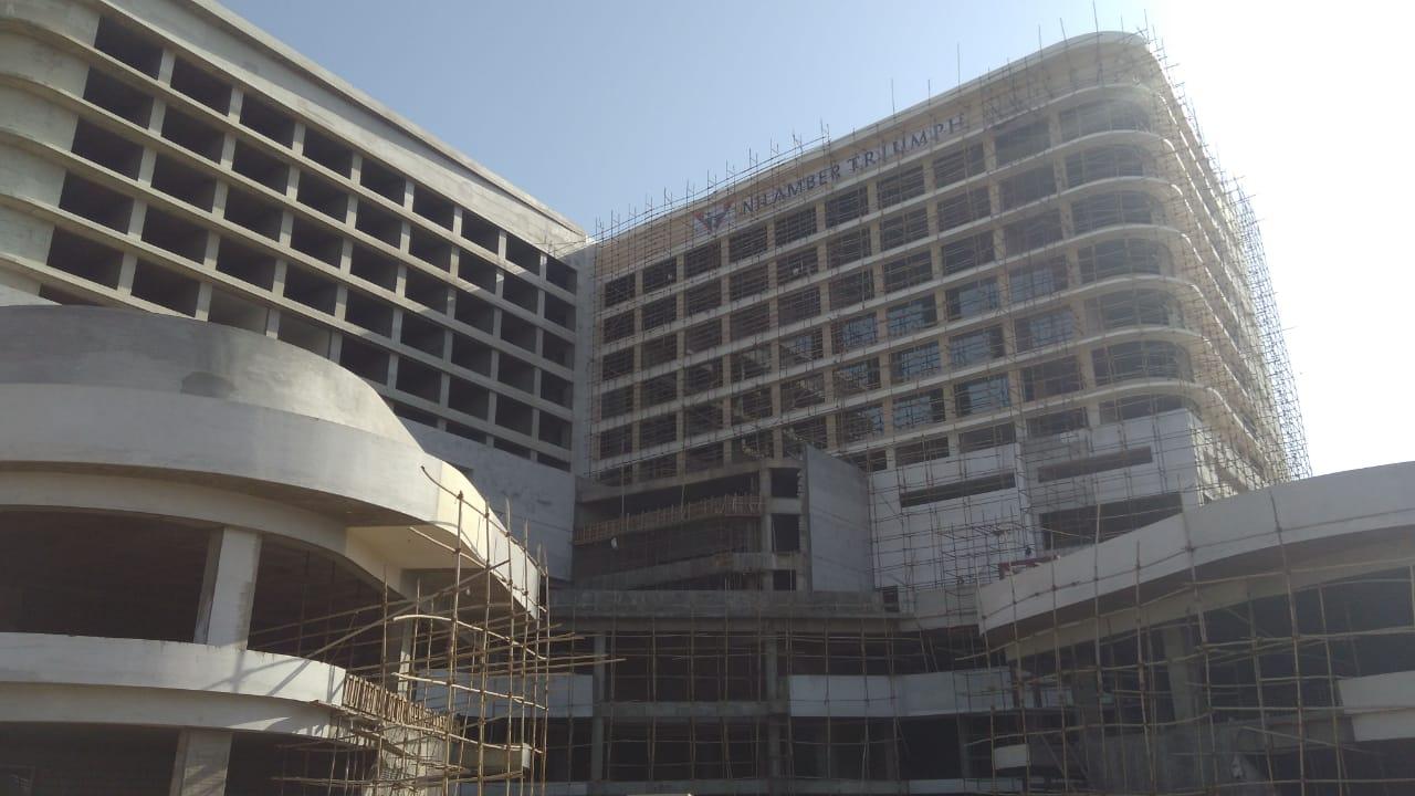 203921_const of real estate project Nilamber Triumph located at Vasna, Vadodara, Gujarat