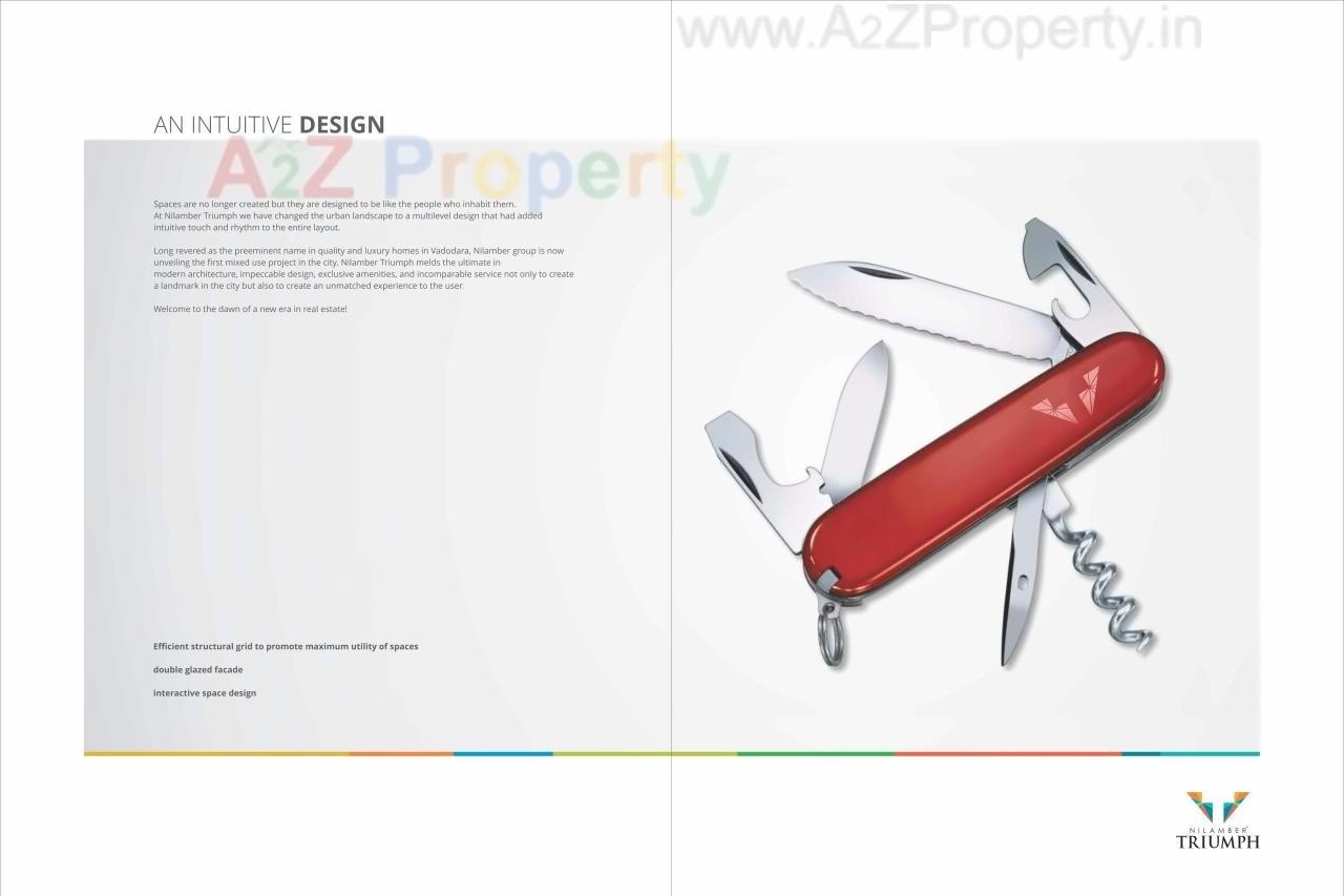  of real estate project Nilamber Triumph located at Vasna, Vadodara, Gujarat