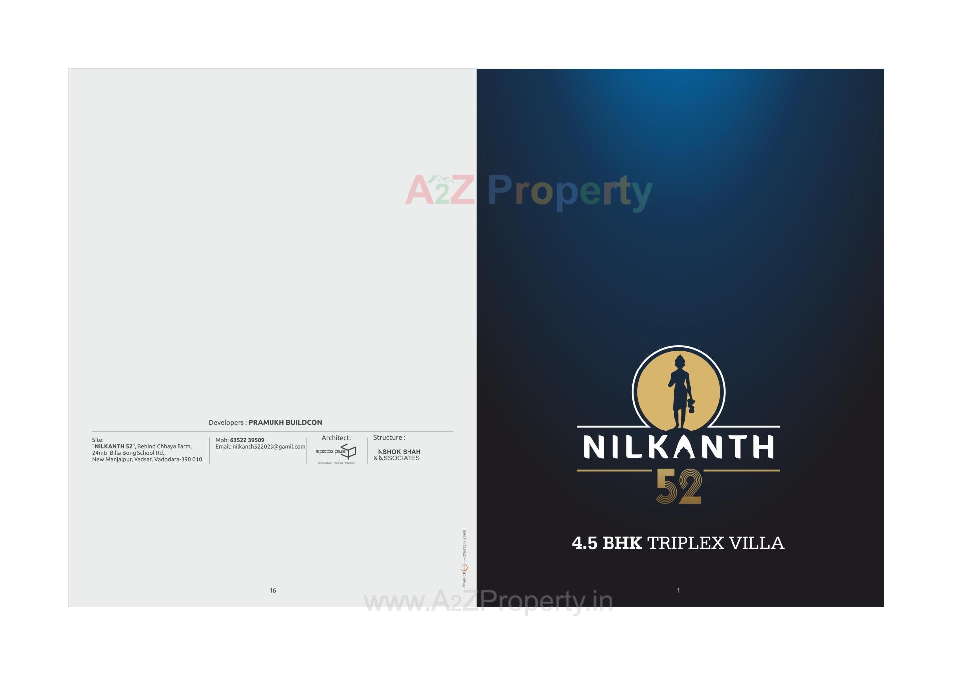  of real estate project Nilkanth located at Vadsar, Vadodara, Gujarat