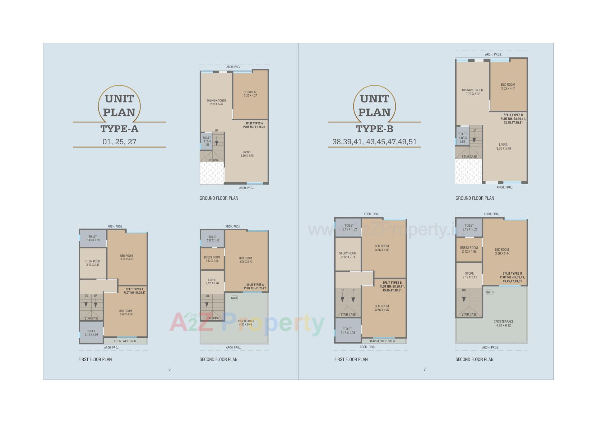 Layout of real estate project Nilkanth located at Vadsar, Vadodara, Gujarat