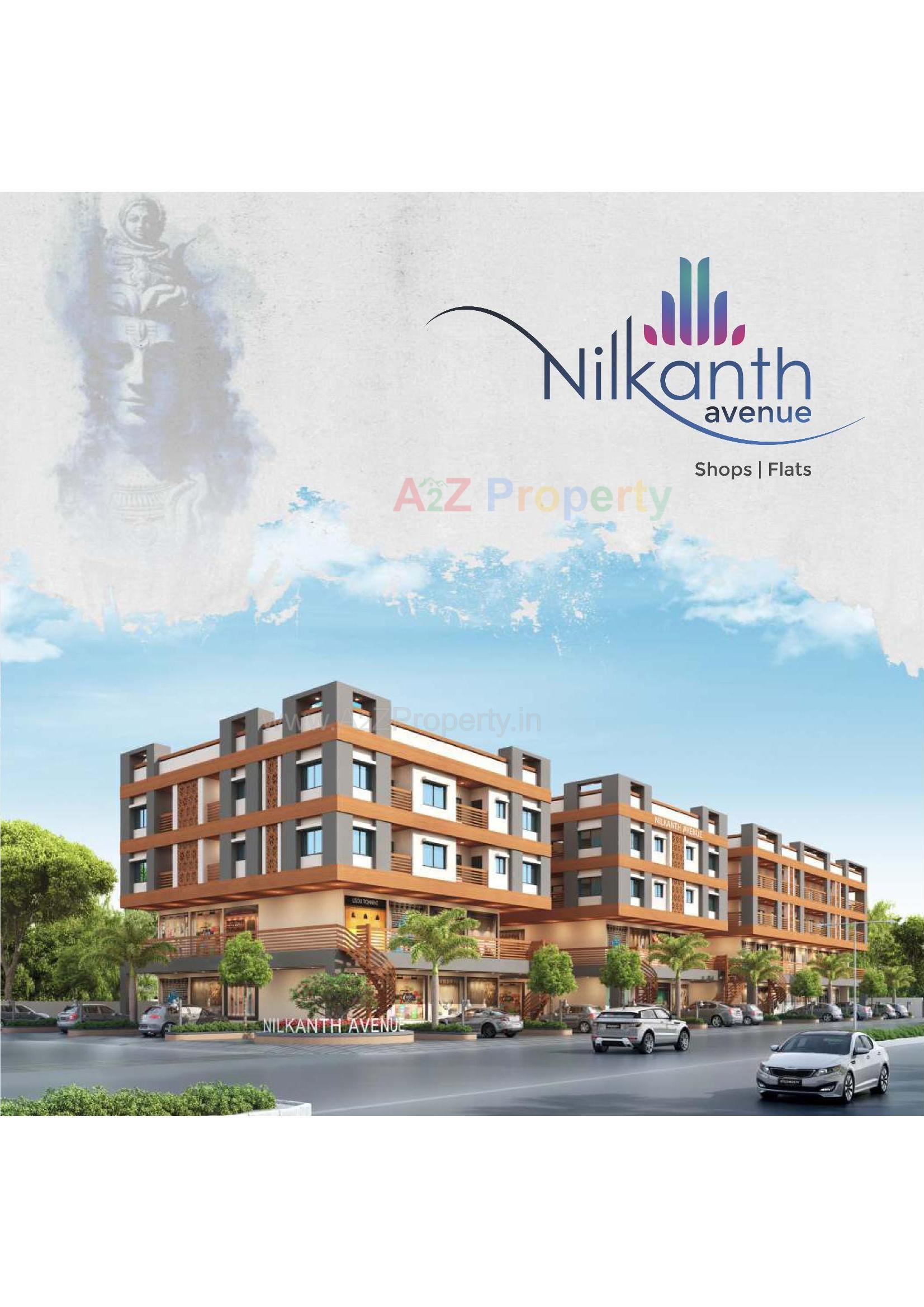 3D Elevation of real estate project Nilkanth Avenue located at Vadodara, Vadodara, Gujarat