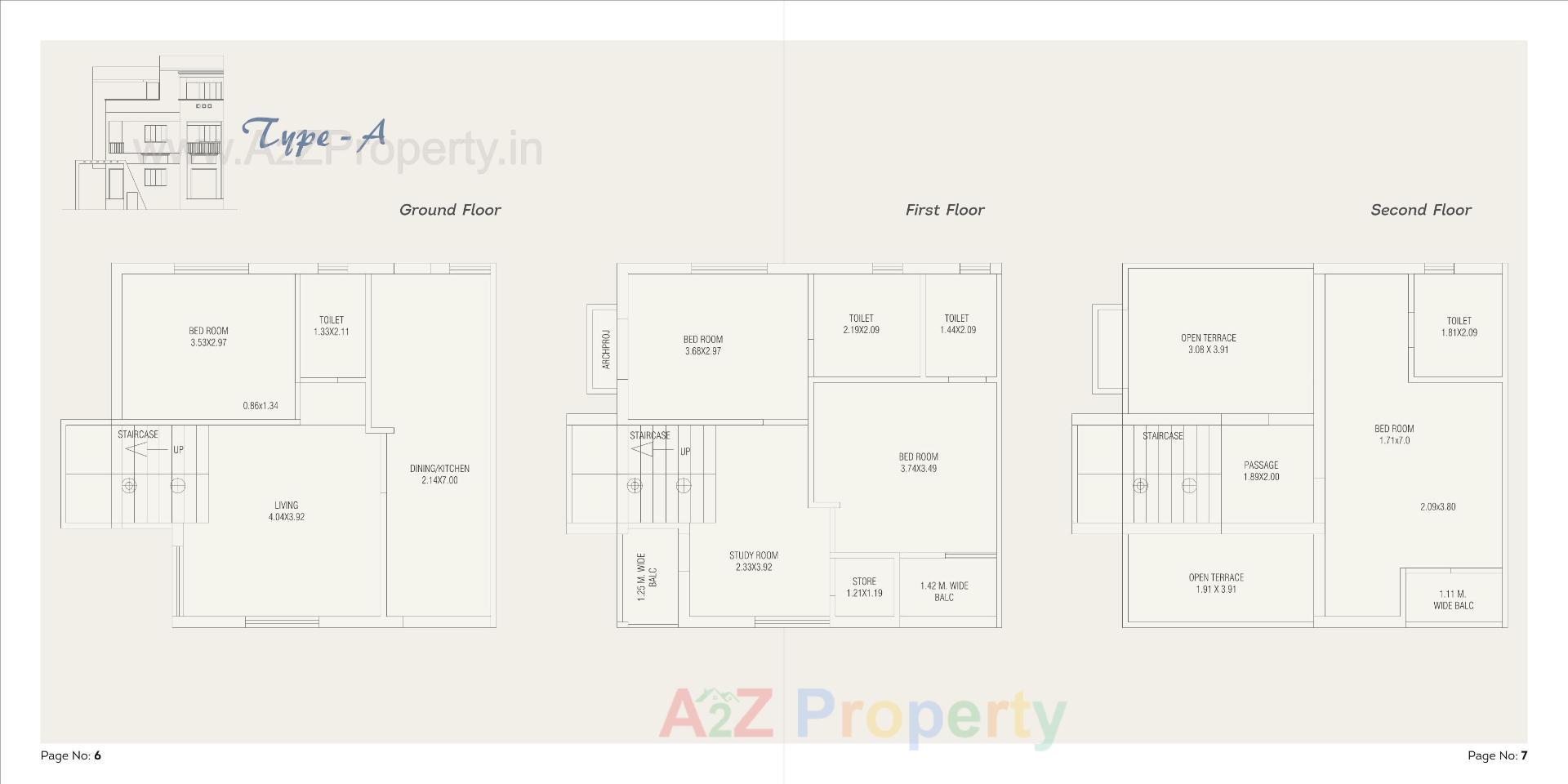Layout of real estate project Nilkanth Green Bungalows located at Chhani, Vadodara, Gujarat