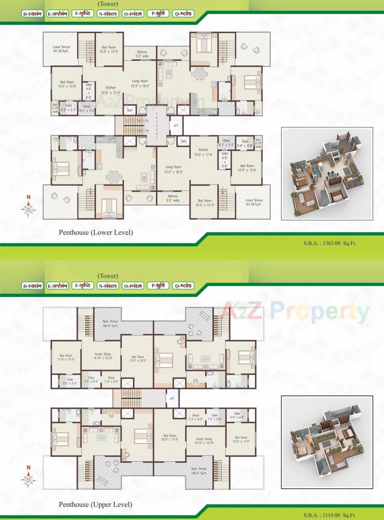 Layout of real estate project Nilkanth Greens located at Kalali, Vadodara, Gujarat