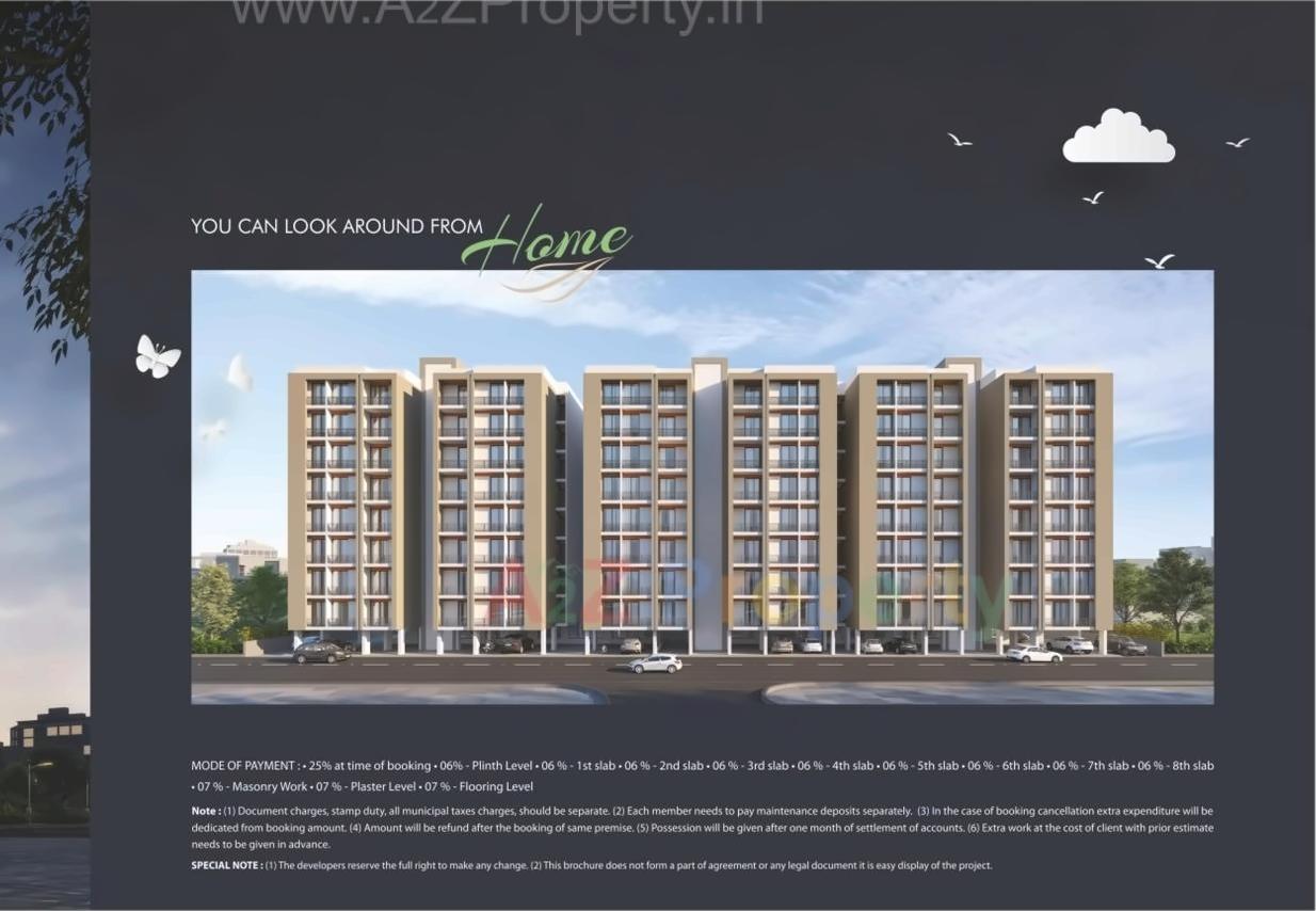 3D Elevation of real estate project Nilkanth Greens located at Kalali, Vadodara, Gujarat