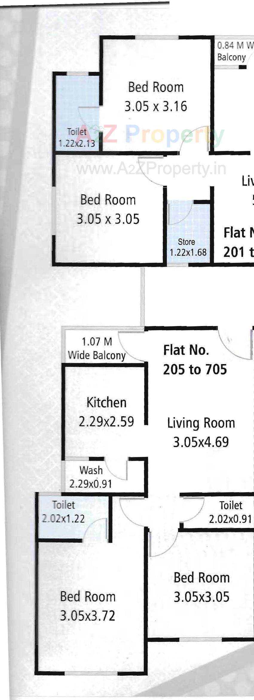 Layout of real estate project Nilkanth Height located at Amodar, Vadodara, Gujarat