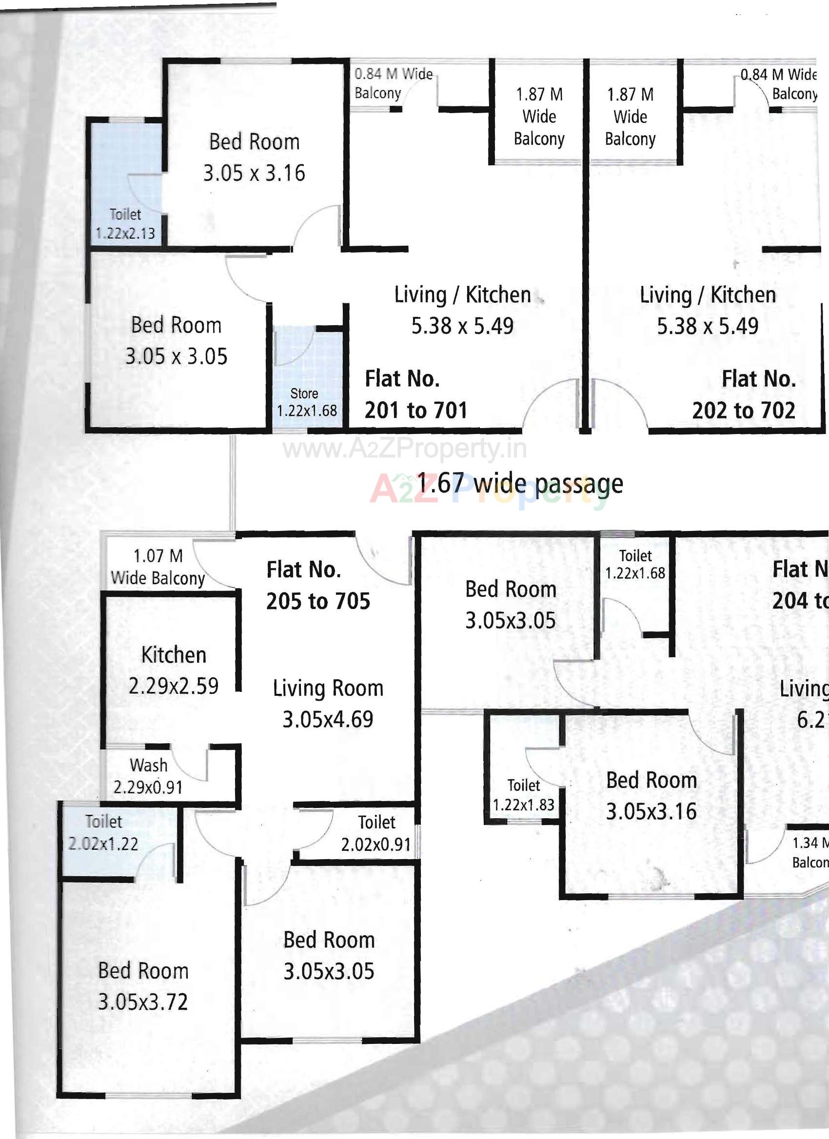 Layout of real estate project Nilkanth Height located at Amodar, Vadodara, Gujarat