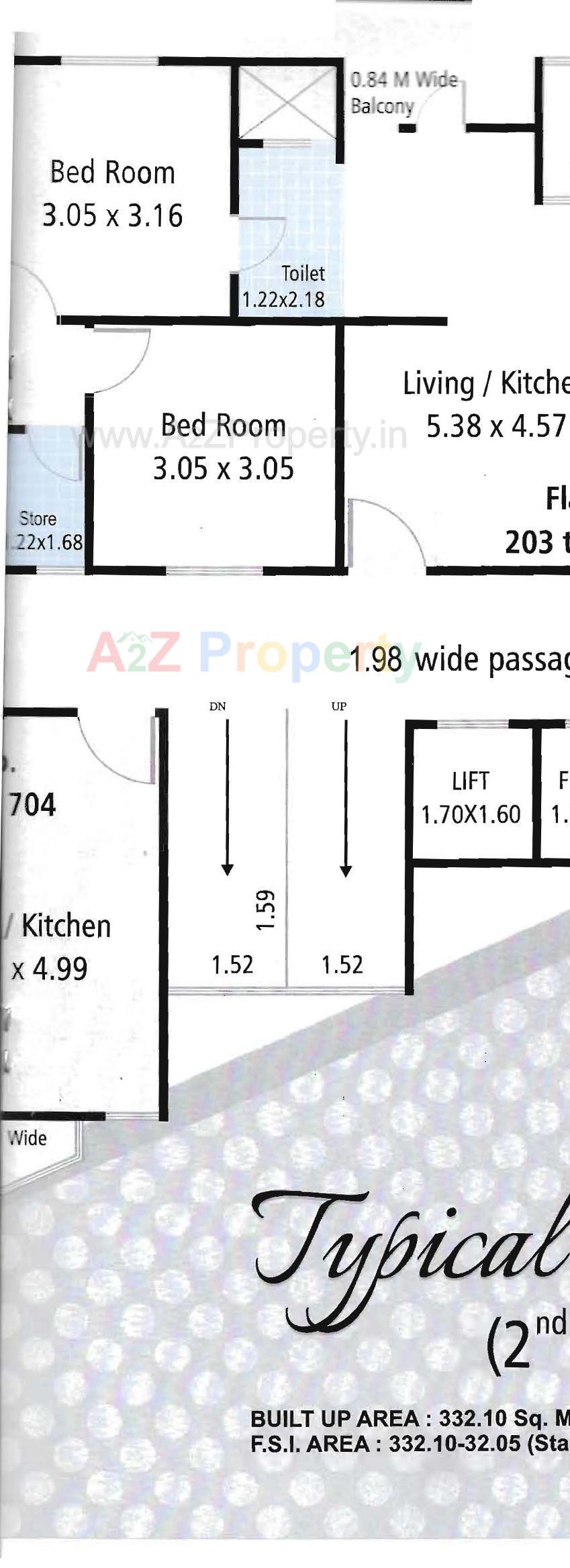 Layout of real estate project Nilkanth Height located at Amodar, Vadodara, Gujarat