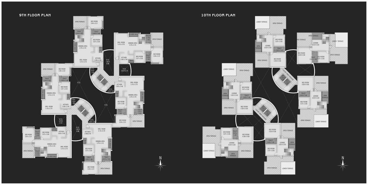 Layout of real estate project Nilkanth Heights located at Sevasi, Vadodara, Gujarat