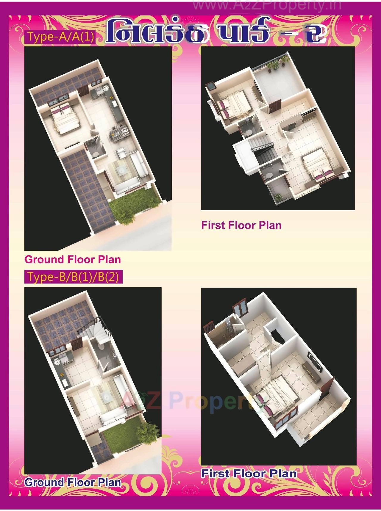 Layout of real estate project Nilkanth Park located at Dabhoi, Vadodara, Gujarat
