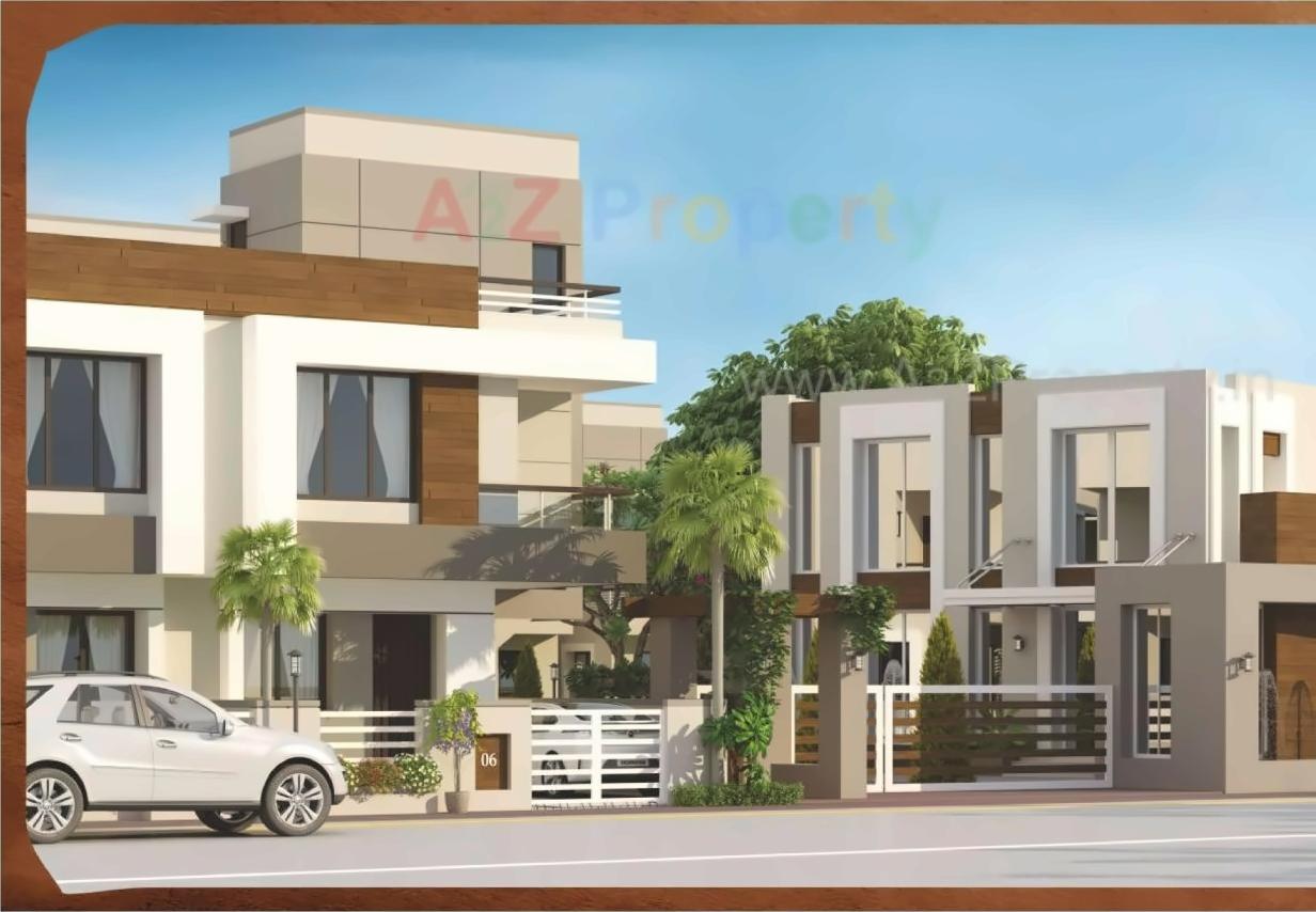 3D Elevation of real estate project Nirant Residency located at Kapurai, Vadodara, Gujarat
