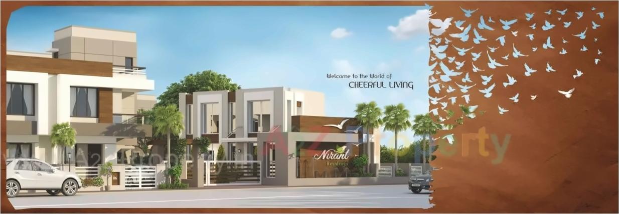 3D Elevation of real estate project Nirant Residency located at Kapurai, Vadodara, Gujarat