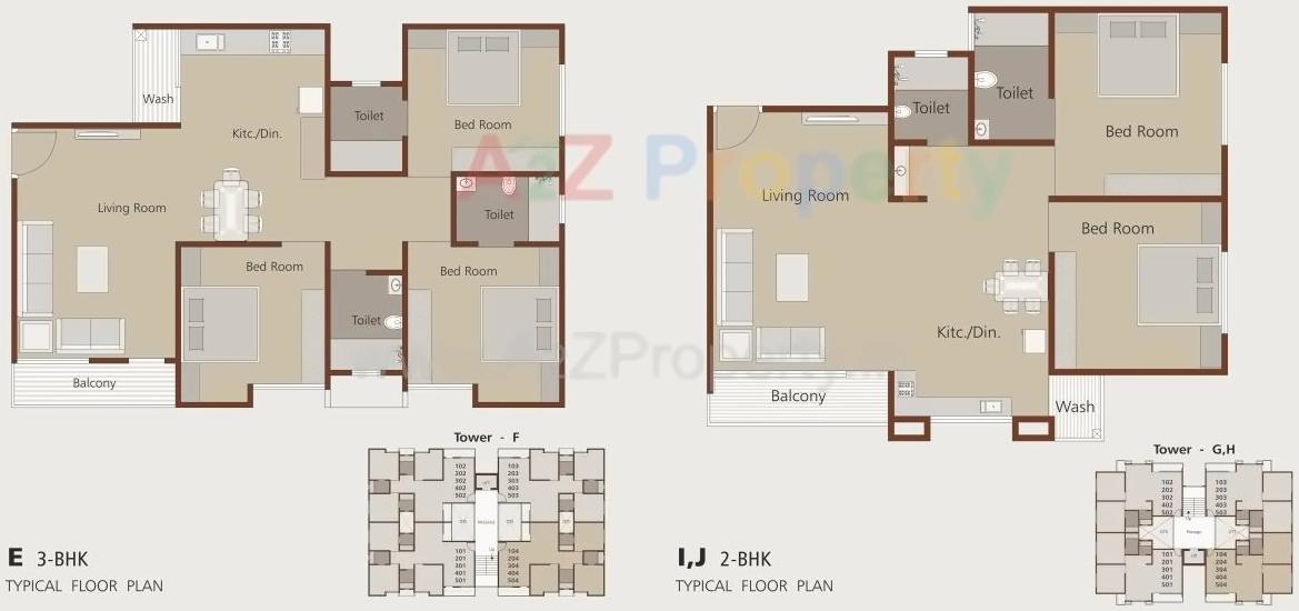 Layout of real estate project Madhav Resi Cum Plaza located at Sayajipura, Vadodara, Gujarat