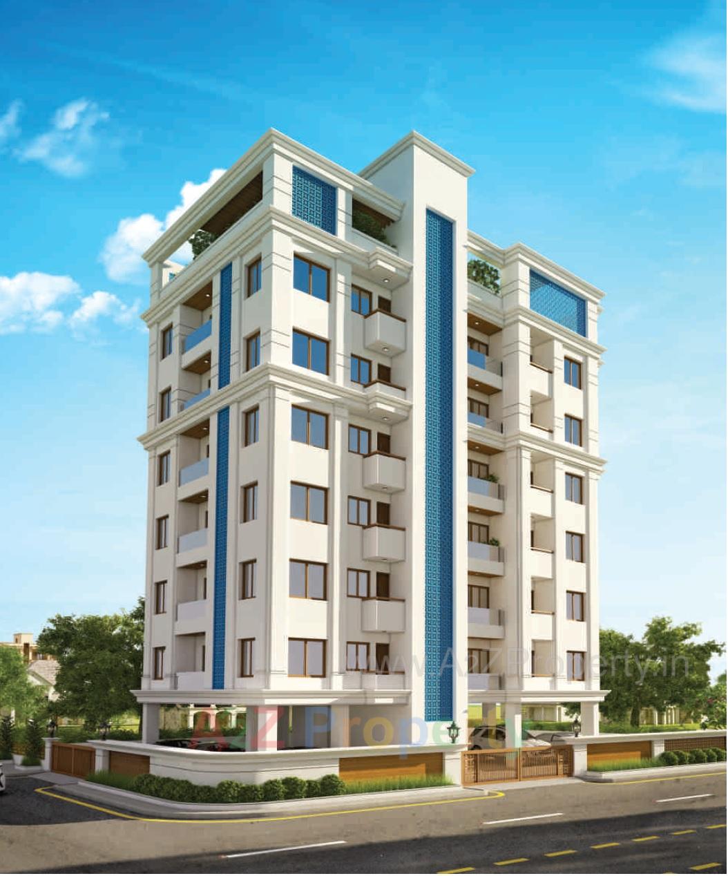3D Elevation of real estate project Nirmaan One located at Gotri, Vadodara, Gujarat
