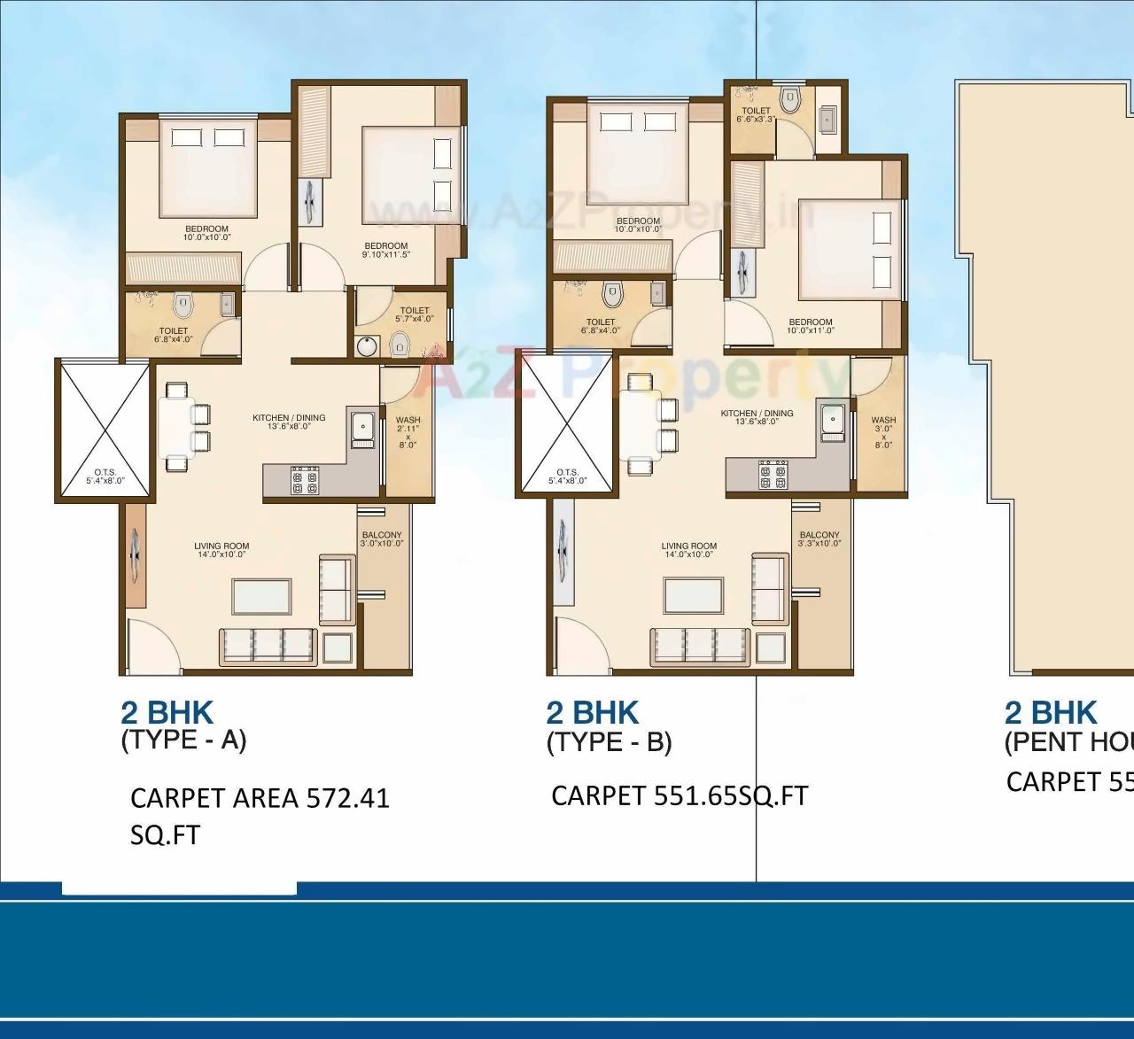 Layout of real estate project Nirmaan One located at Gotri, Vadodara, Gujarat