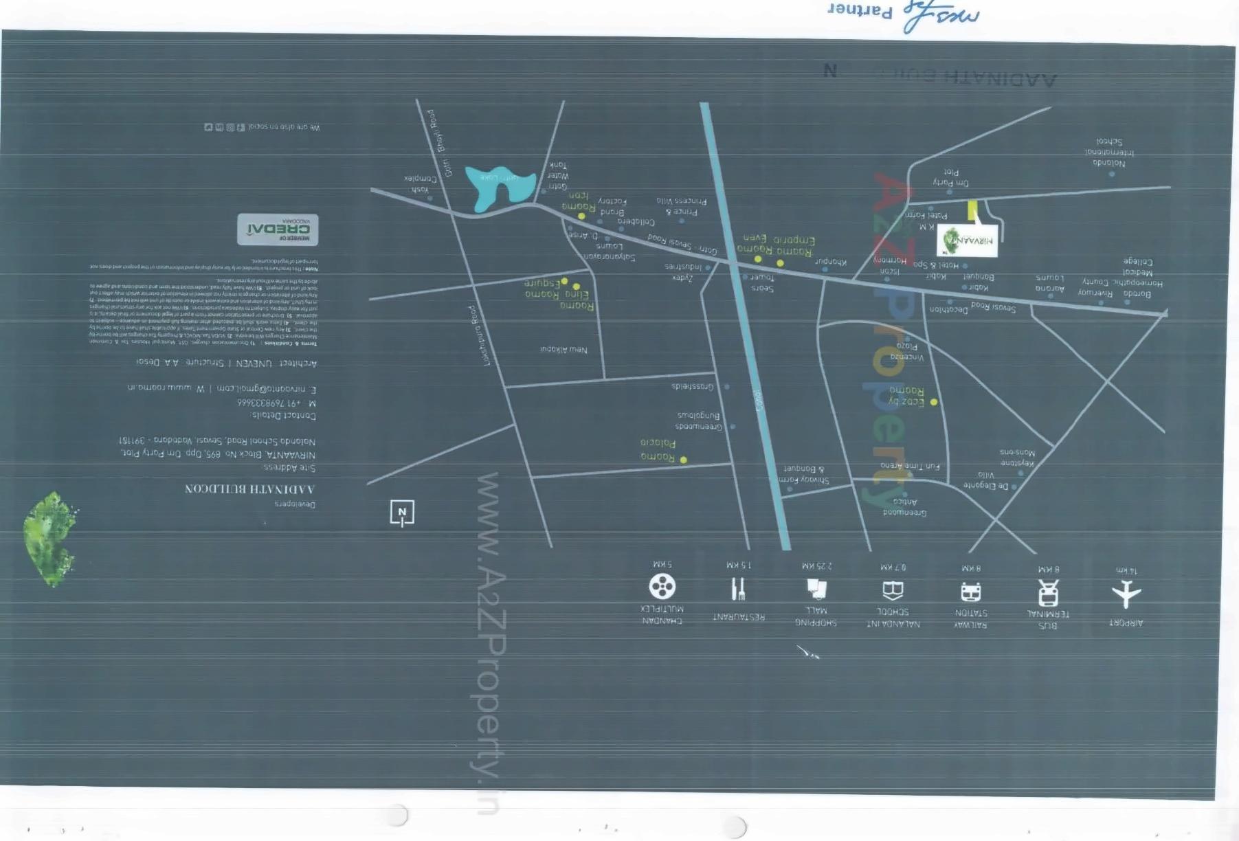  of real estate project Nirvaanta located at Sevasi, Vadodara, Gujarat