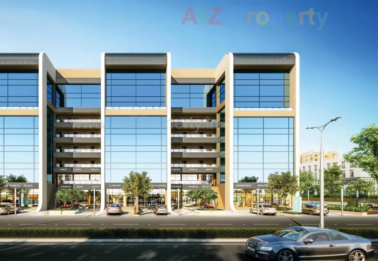 3D Elevation of real estate project Nirvana Business Hub located at Bhayli, Vadodara, Gujarat