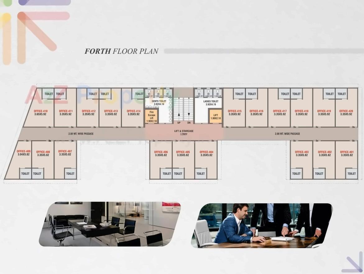 Layout of real estate project Nirvana Business Hub located at Bhayli, Vadodara, Gujarat