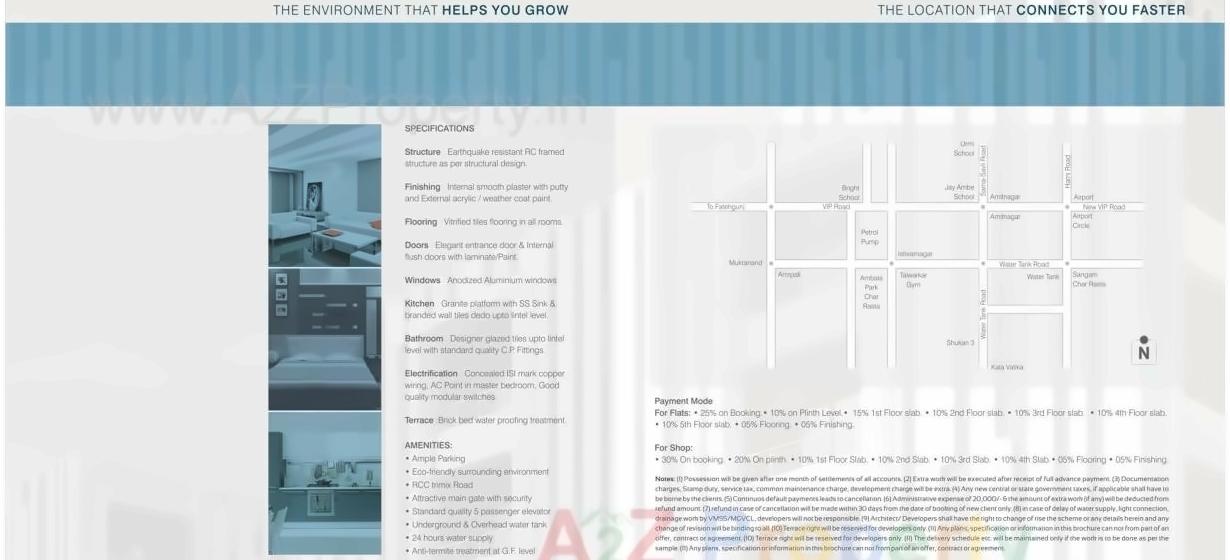  of real estate project Nirvana Residency located at Nagarwada, Vadodara, Gujarat