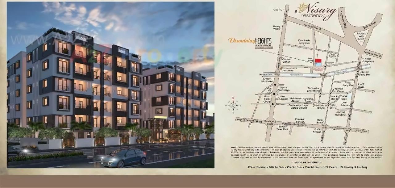  of real estate project Nisarag Residency located at Vadodara, Vadodara, Gujarat