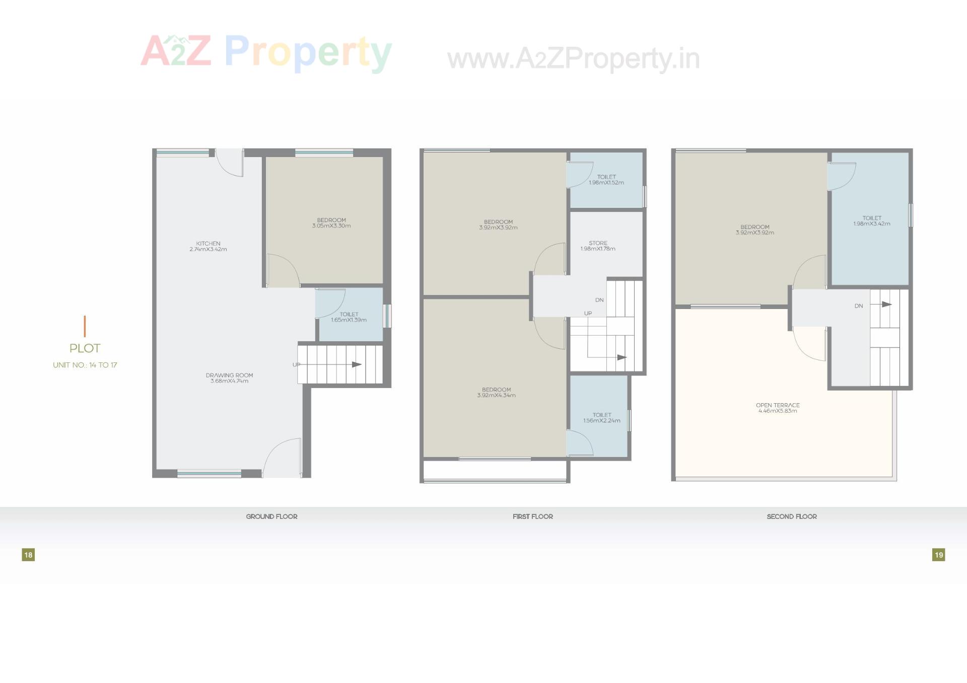 Layout of real estate project Nisarg located at Bil, Vadodara, Gujarat