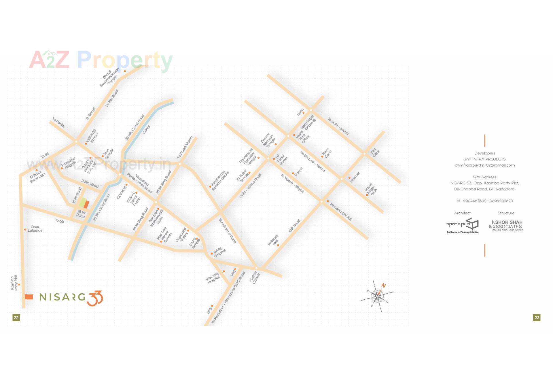  of real estate project Nisarg located at Bil, Vadodara, Gujarat