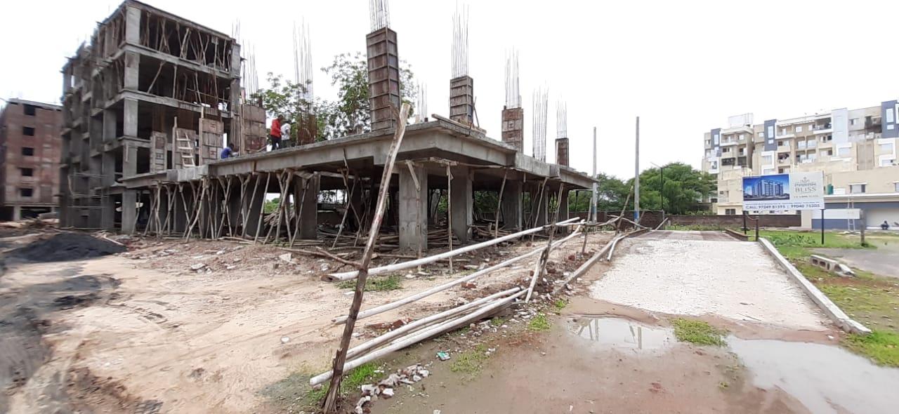 170228_const of real estate project Nisarg Palladium located at Vadodara, Vadodara, Gujarat
